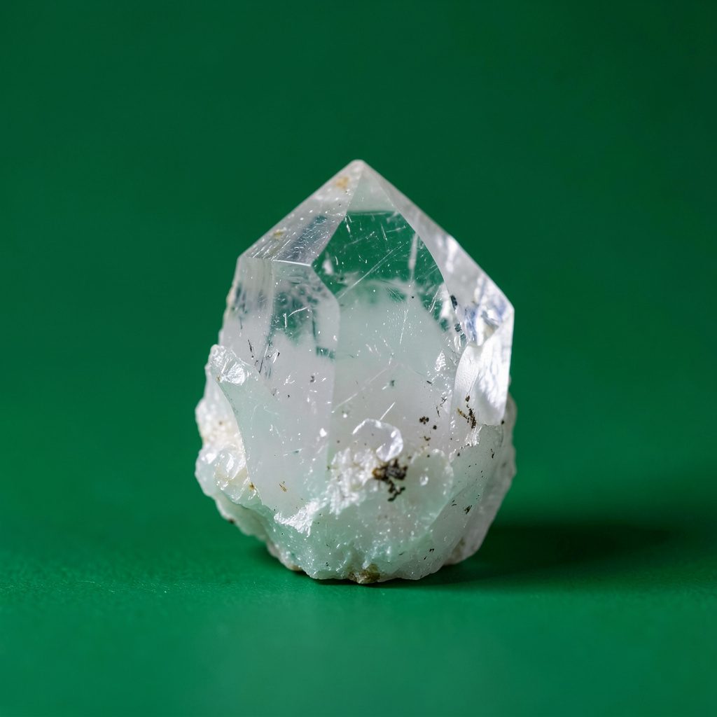 DMT crystal formation on a dark background with warm amber highlights